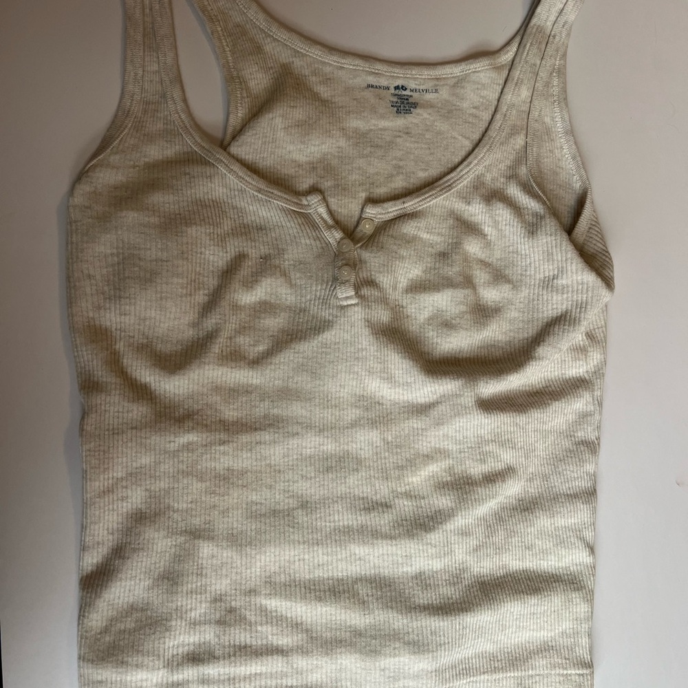 Women's Cream Tank Top